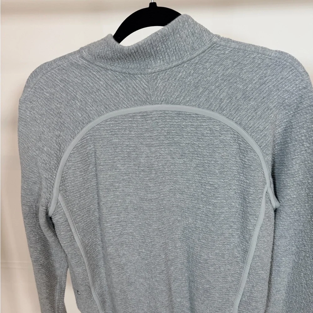 Lululemon Athletica Heathered Gray Zip-Up Jacket - Picture 5 of 5